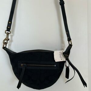 Vintage Coach Signature C Crossbody canvas bag 90s Y2K